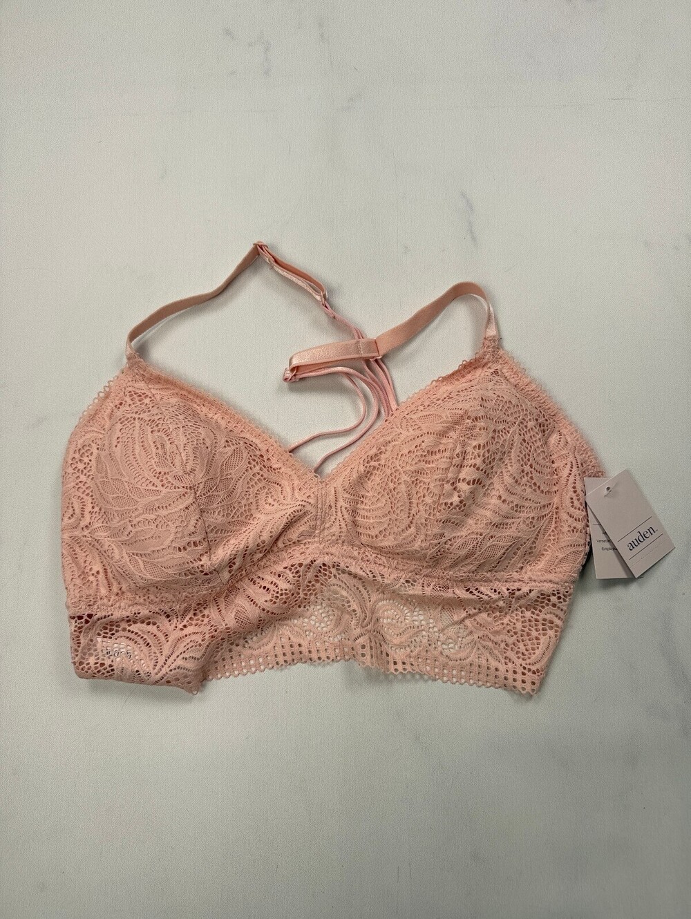 Auden Blush Bralette Blush 2010s Adjustable Bust - Womens L